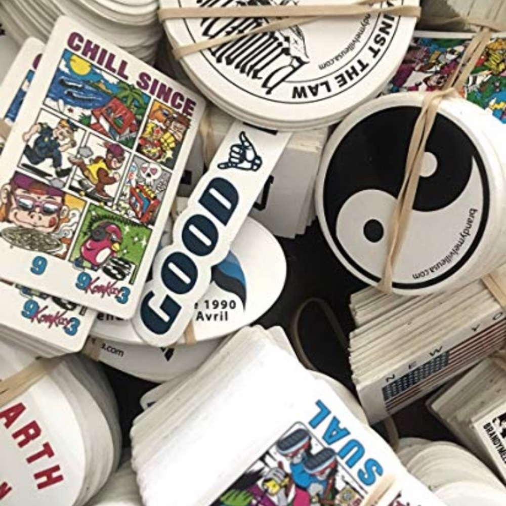 200 RARE BRANDY STICKERS